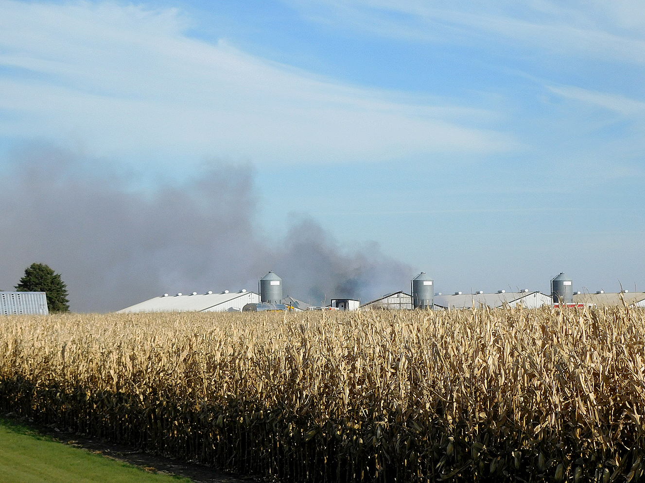 Fire damages Christensen Farms barn News, Sports, Jobs The Journal